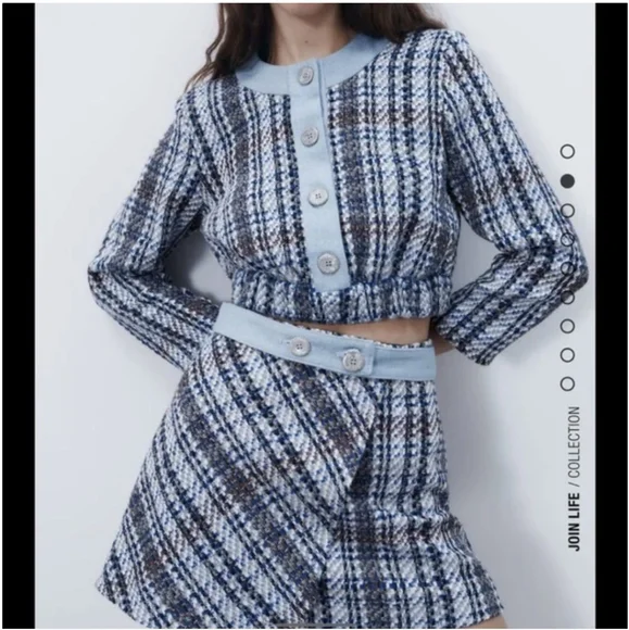 ✨Brand new Zara Combination Textured Crop Top(ONLY) - Picture 6 of 7